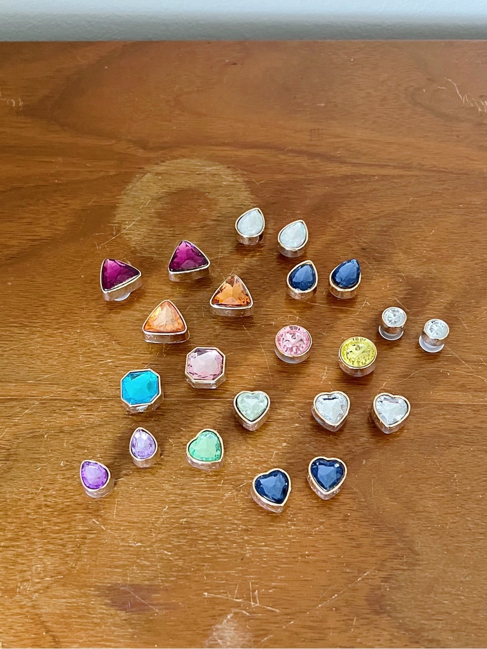 Crocs • rhinestone shoe charms jewels colorful sparkly rainbow Jibbitz